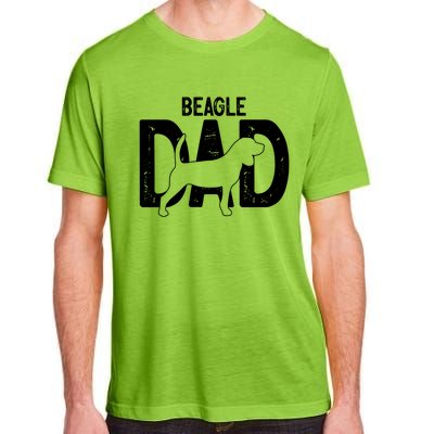 Cute Beagle Dad Dog Puppy Lover Father Cute Gift Adult ChromaSoft Performance T-Shirt