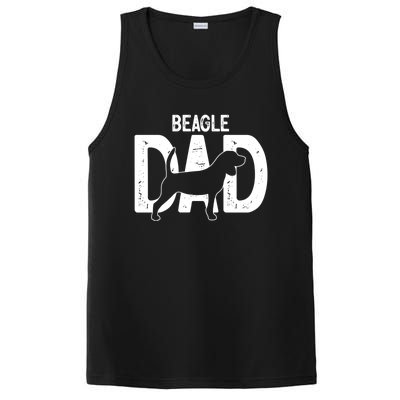 Cute Beagle Dad Dog Puppy Lover Father Cute Gift PosiCharge Competitor Tank