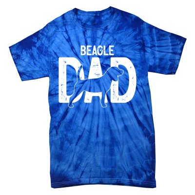 Cute Beagle Dad Dog Puppy Lover Father Cute Gift Tie-Dye T-Shirt