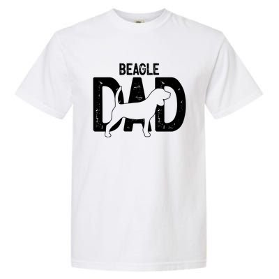 Cute Beagle Dad Dog Puppy Lover Father Cute Gift Garment-Dyed Heavyweight T-Shirt