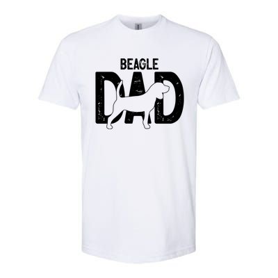 Cute Beagle Dad Dog Puppy Lover Father Cute Gift Softstyle CVC T-Shirt