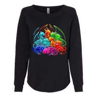 Colorful Baby Dragon Cute Pretty Birthday Womens California Wash Sweatshirt