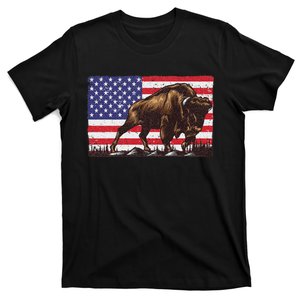 Cool Bison Design Buffalo Bison Lovers T-Shirt