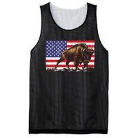 Cool Bison Design Buffalo Bison Lovers Mesh Reversible Basketball Jersey Tank