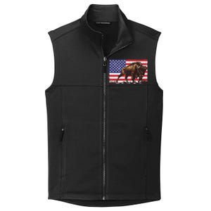 Cool Bison Design Buffalo Bison Lovers Collective Smooth Fleece Vest