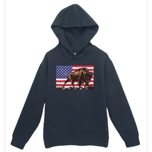 Cool Bison Design Buffalo Bison Lovers Urban Pullover Hoodie