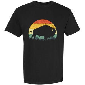 Cool Bison Design For Women Buffalo Bison Lovers Garment-Dyed Heavyweight T-Shirt