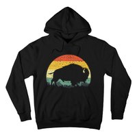 Cool Bison Design For Women Buffalo Bison Lovers Hoodie