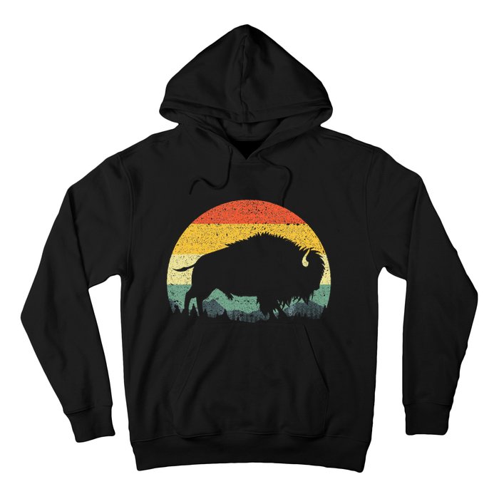 Cool Bison Design For Women Buffalo Bison Lovers Hoodie