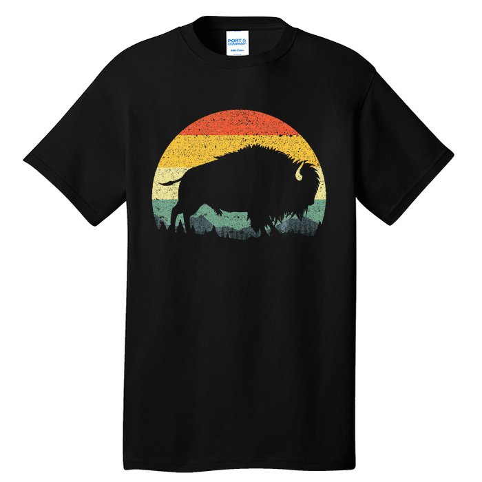 Cool Bison Design For Women Buffalo Bison Lovers Tall T-Shirt