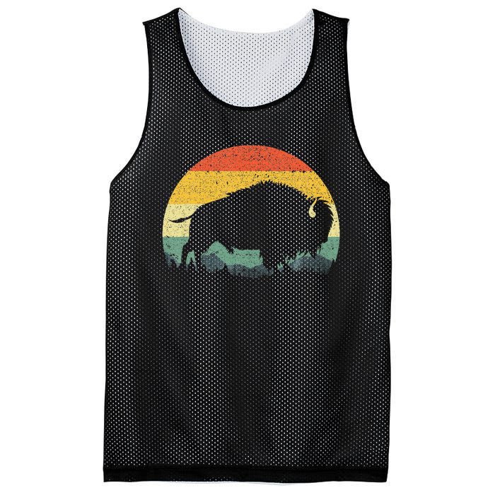 Cool Bison Design For Women Buffalo Bison Lovers Mesh Reversible Basketball Jersey Tank