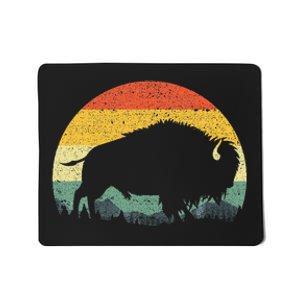 Cool Bison Design For Women Buffalo Bison Lovers Mousepad