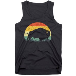 Cool Bison Design For Women Buffalo Bison Lovers Tank Top