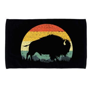 Cool Bison Design For Women Buffalo Bison Lovers Microfiber Hand Towel