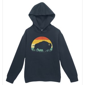 Cool Bison Design For Women Buffalo Bison Lovers Urban Pullover Hoodie