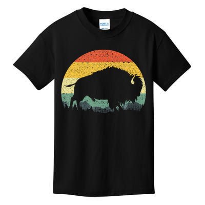 Cool Bison Design For Women Buffalo Bison Lovers Kids T-Shirt