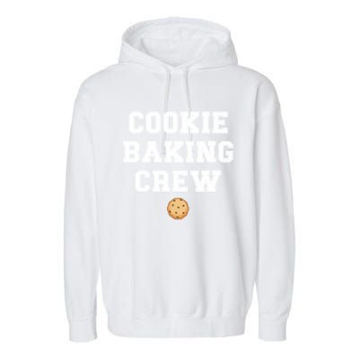 Cookie Baker Design Cookie Baking Crew Gift Garment-Dyed Fleece Hoodie