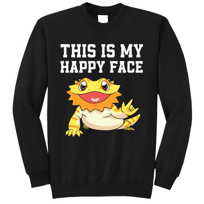 Cute Bearded Dragon For Reptile Lizard Pet Lover Tall Sweatshirt