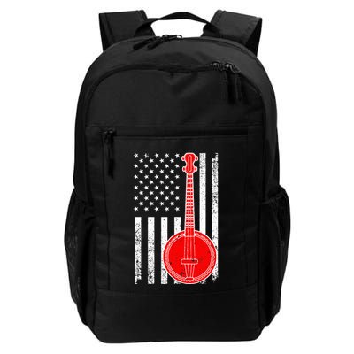 Cool Banjo Design Bluegrass Banjo Player Daily Commute Backpack
