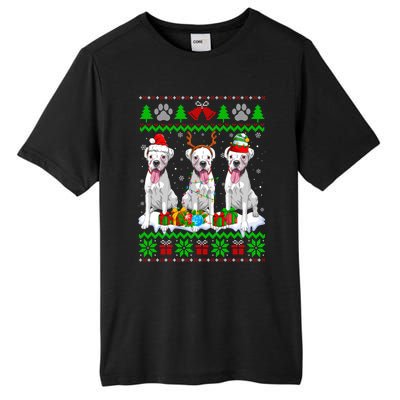 Christmas Boxer Dog Puppy Lover Ugly Xmas Sweater Meaningful Gift Tall Fusion ChromaSoft Performance T-Shirt