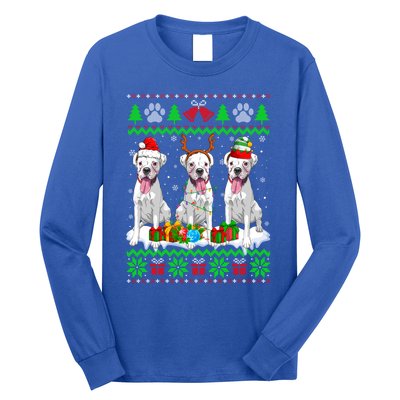 Christmas Boxer Dog Puppy Lover Ugly Xmas Sweater Meaningful Gift Long Sleeve Shirt