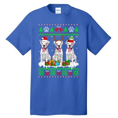 Christmas Boxer Dog Puppy Lover Ugly Xmas Sweater Meaningful Gift Tall T-Shirt