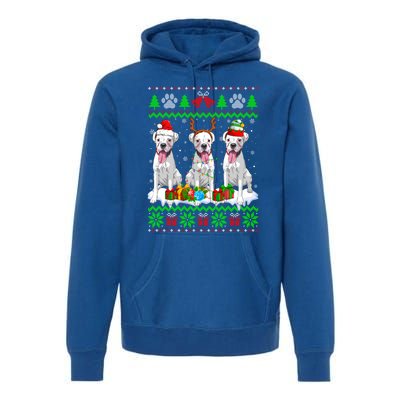 Christmas Boxer Dog Puppy Lover Ugly Xmas Sweater Meaningful Gift Premium Hoodie