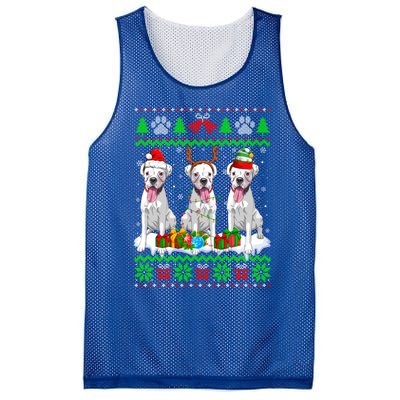 Christmas Boxer Dog Puppy Lover Ugly Xmas Sweater Meaningful Gift Mesh Reversible Basketball Jersey Tank