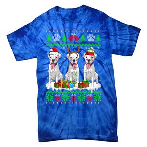 Christmas Boxer Dog Puppy Lover Ugly Xmas Sweater Meaningful Gift Tie-Dye T-Shirt