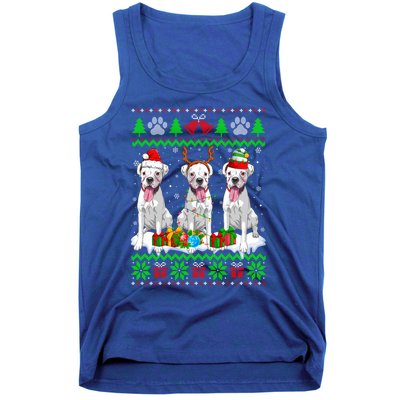 Christmas Boxer Dog Puppy Lover Ugly Xmas Sweater Meaningful Gift Tank Top