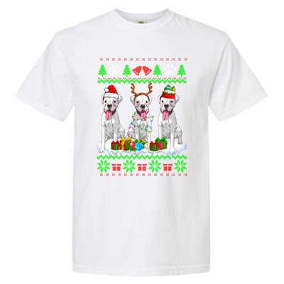 Christmas Boxer Dog Puppy Lover Ugly Xmas Sweater Meaningful Gift Garment-Dyed Heavyweight T-Shirt