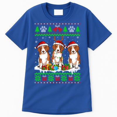 Christmas Beagle Dog Puppy Lover Ugly Xmas Sweater Meaningful Gift Tall T-Shirt