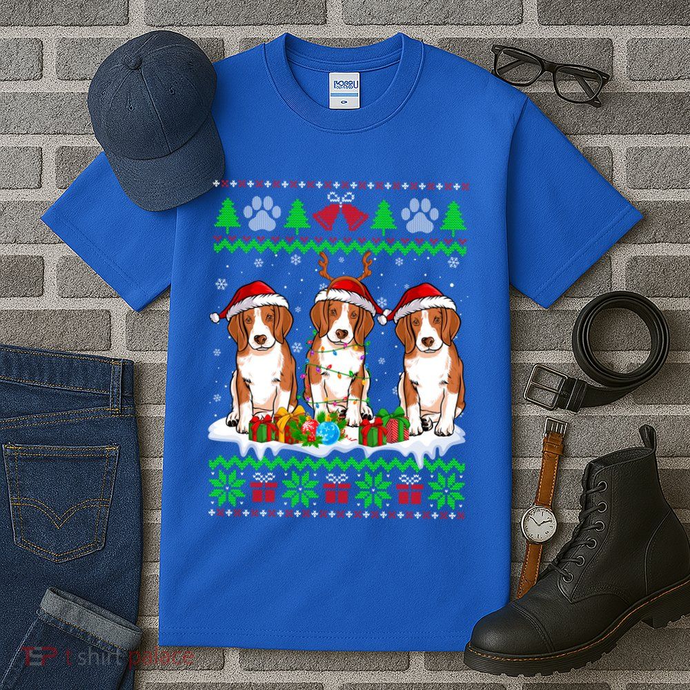 Christmas Beagle Dog Puppy Lover Ugly Xmas Sweater Meaningful Gift Tall T-Shirt