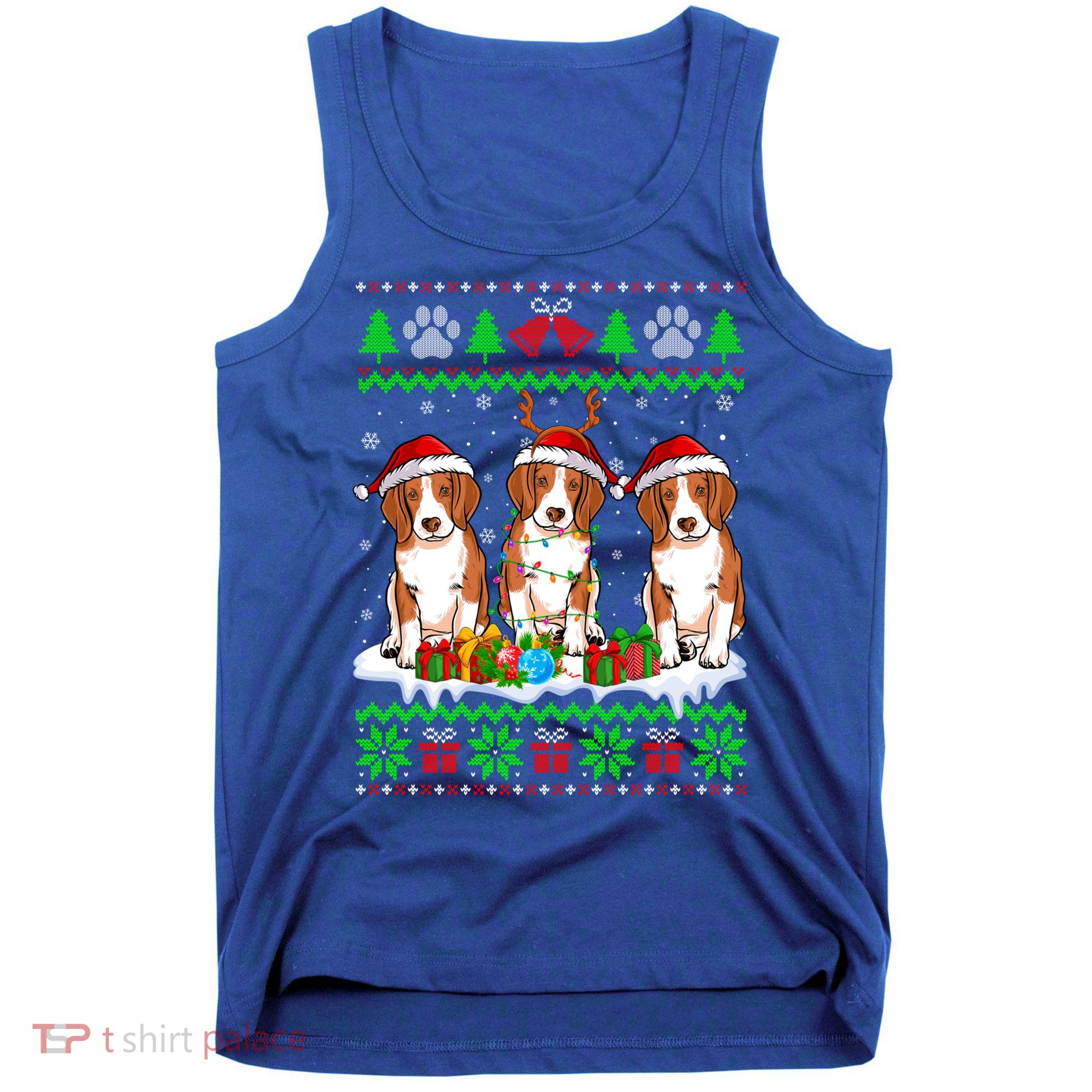 Christmas Beagle Dog Puppy Lover Ugly Xmas Sweater Meaningful Gift Tank Top