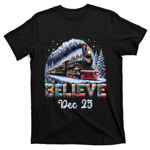 Christmas Believe Dec 25 North Pole All Abroad T-Shirt