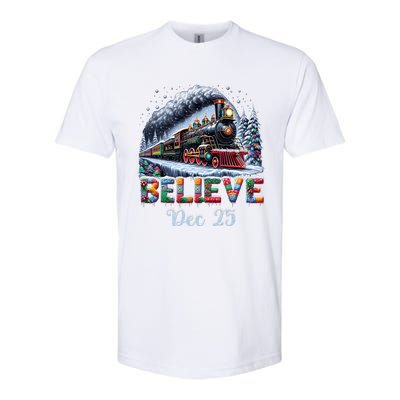 Christmas Believe Dec 25 North Pole All Abroad Softstyle CVC T-Shirt