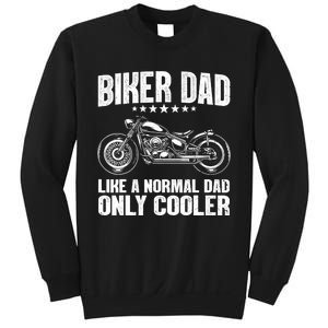 Cool Biker Design For Dad Motorcycling Motorcycle Biker Sweatshirt