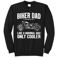 Cool Biker Design For Dad Motorcycling Motorcycle Biker Sweatshirt