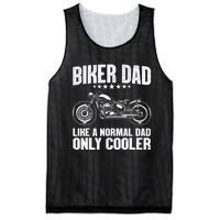 Cool Biker Design For Dad Motorcycling Motorcycle Biker Mesh Reversible Basketball Jersey Tank