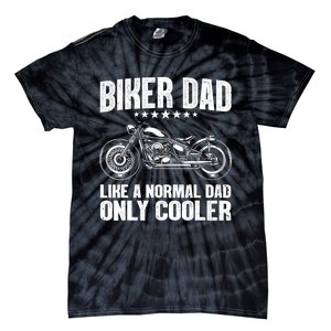 Cool Biker Design For Dad Motorcycling Motorcycle Biker Tie-Dye T-Shirt