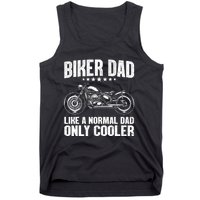 Cool Biker Design For Dad Motorcycling Motorcycle Biker Tank Top