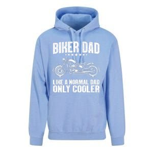 Cool Biker Design For Dad Motorcycling Motorcycle Biker Unisex Surf Hoodie