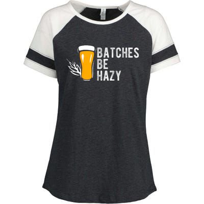 Craft Beer Design Gift Batches Be Hazy For Home Brewing Enza Ladies Jersey Colorblock Tee