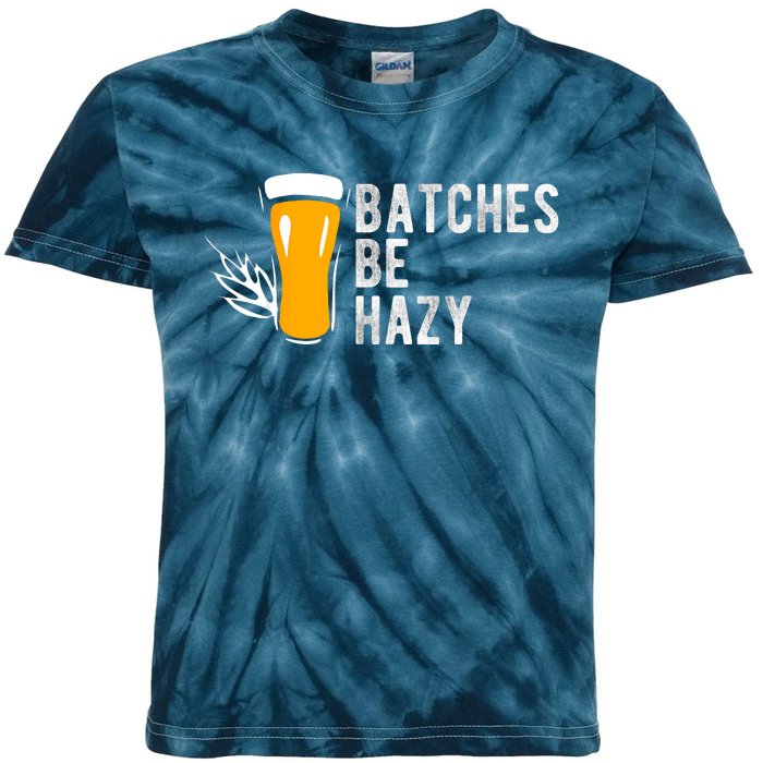 Craft Beer Design Gift Batches Be Hazy For Home Brewing Kids Tie-Dye T-Shirt