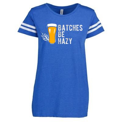 Craft Beer Design Gift Batches Be Hazy For Home Brewing Enza Ladies Jersey Football T-Shirt