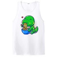 Cute Baby Dino Trex Eating Ramen Noodles PosiCharge Competitor Tank