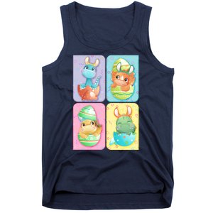 Cute Baby Dinosaurs Easter Eggs Tank Top