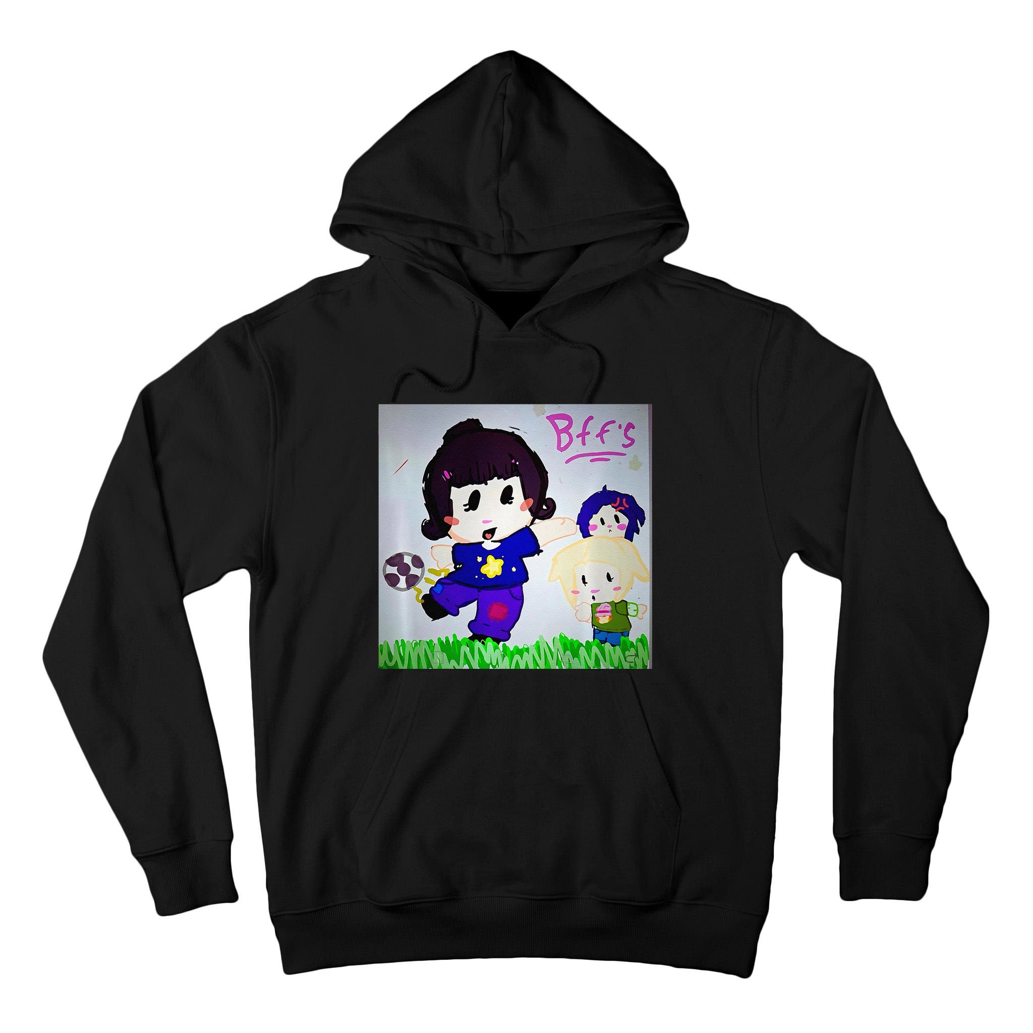 Cute Bff Drawing Premium Tall Hoodie