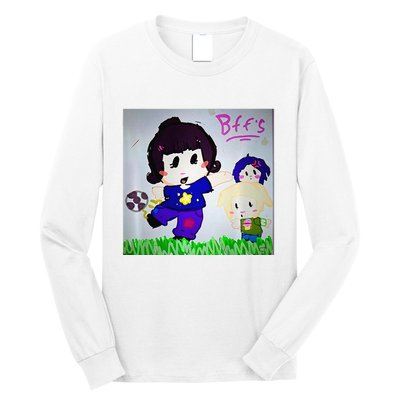 Cute Bff Drawing Premium Long Sleeve Shirt
