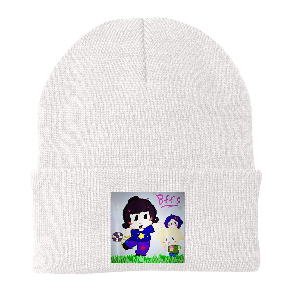 Cute Bff Drawing Premium Beanie